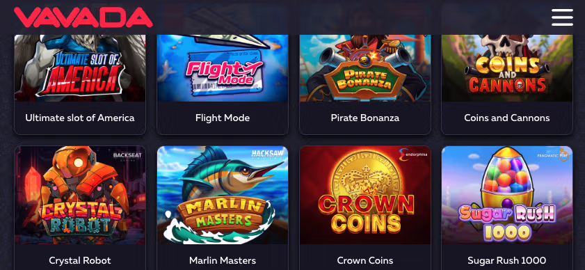 Мобильное приложение Vavada Casino